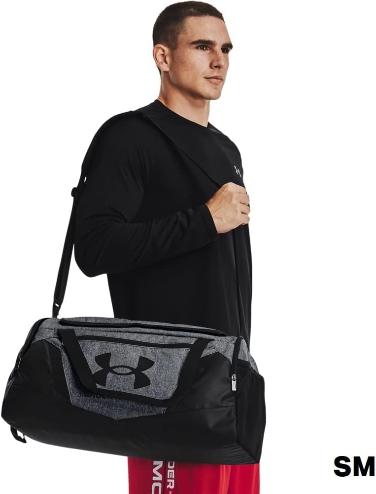 Under Armour Unisex-Adult Undeniable 5.0 Duffle , Pitch Gray Medium Heather (012)/Black , Medium - Image 6